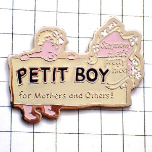 ピンバッジ・赤ちゃん小さな男の子 PETIT-BOY