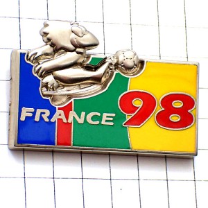 ピンバッジ・サッカーワールドカップフランス大会 FRANCE98フーティックス