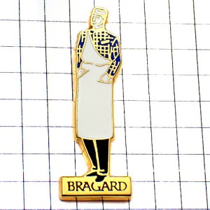 ピンバッジ・シェフ料理人コックさん BRAGARD-UNIFORM FRANCE