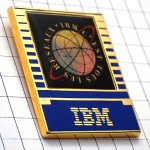 ピンバッジ・ＩＢＭアイビーエム惑星 IBM NETWORKネットワーク