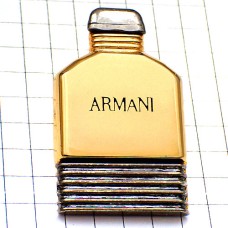 ピンバッジ・アルマーニ香水壜 GIORGIO-ARMANI