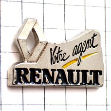 ピンバッジ・ルノー車エンブレム銀色 RENAULT FRANCE