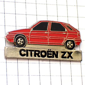 ピンバッジ・シトロエンZX赤い車 CITROEN FRANCE