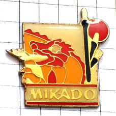 ピンバッジ・ミカド龍ドラゴン火を吹く竜ポッキー MIKADO