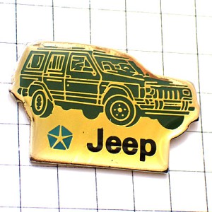 ピンバッジ・ジープ車クライスラー星アメリカ/USA JEEP CHRYSLER