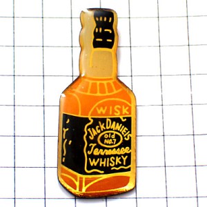 ピンバッジ・ジャックダニエル酒ボトル瓶ウイスキー JACK-DANIELS TENNESSEE WHISKY WHISKEY USA