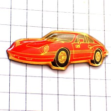 ピンバッジ・ポルシェ赤い車 PORSCHE GERMANY