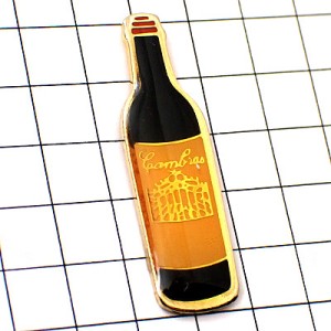 ピンバッジ・赤ワインのボトル葡萄酒瓶 CAMBRAS RED-WINE FRANCE