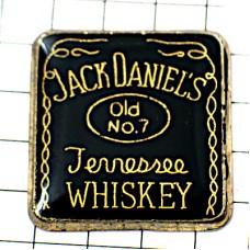 ピンバッジ・ジャックダニエル黒ラベル酒ウイスキー JACK-DANIELS TENNESSEE WHISKY WHISKEY USA