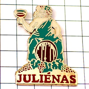 ピンバッジ・ボジョレーワインの女神 JULIENAS BEAUJOLAIS BOURGOGNE