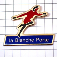 走る女の子・お買得ピンバッジ.LA-BLANCHE-PORTE FRANCE