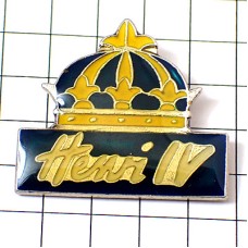 ピンバッジ・アンリ４世の王冠 KING-HENRI-IV CHAMPAGNE-AY