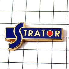 ピンバッジ・青いＳアルファベット STRATOR