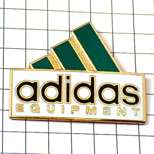 ピンバッジ・アディダス緑色の三本線 ADIDAS GERMANY