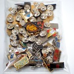 フランス ピンズ 雑貨 ヴィンテージ ピンバッジまとめて50個セット まとめ売り 大量 フレンチ ビンテージ 広告 スター三角シティ矢印など