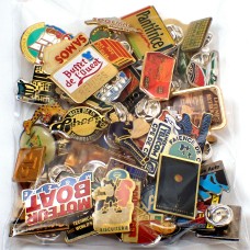 フランス ピンズ 雑貨 ヴィンテージ ピンバッジまとめて50個セット まとめ売り 大量 フレンチ ビンテージ 広告 ゴルフ大会ランコム帆船ジーンズの男の子フィルム写真など