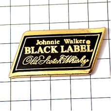 ピンバッジ・ジョニーウォーカー黒ラベル酒 WHISKY JOHNNIE-WALKER SCOTLAND