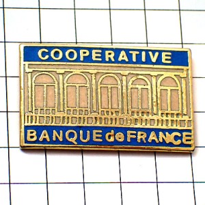 ピンバッジ・フランス銀行の窓 BANQUE-DE-FRANCE