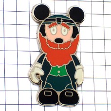 ピンバッジ・たれ眉ヒゲのミッキーマウス赤毛ディズニー VINYLMATION 2009