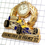 ピンバッジ・F1グランプリ時計キャノン車ルノー月桂樹ローリエ RENAULT FRANCE