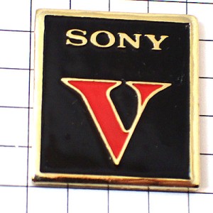 ピンバッジ・ソニー「Ｖ」ＳＯＮＹ SONY-V JAPAN