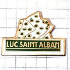 ピンバッジ・水玉の布メルスリー手芸 LUC-SAINT-ALBAN TISSUS CLOTH FRANCE