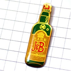 ピンバッジ・J&Bウイスキー酒ボトル瓶型 J&B WHISKY SCOTLAND JB