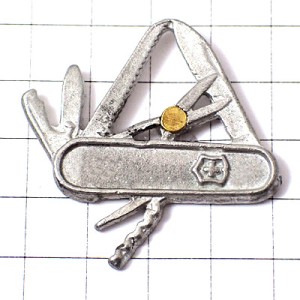 ピンバッジ・ビクトリノックス社スイスアーミーナイフ十字の紋章 VICTORINOX SWISS