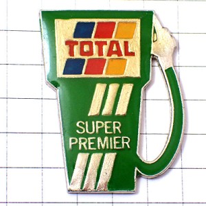 ピンバッジ・トータル石油グリーン給油機 TOTAL FRANCE