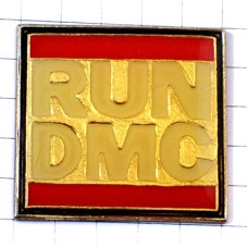 ピンバッジ・ RUN-DMC/ランディーエムシー音楽ヒップホップ/USAアメリカNYニューヨーク米国