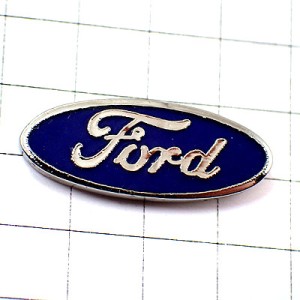 ピンバッジ・フォード車ロゴ楕円 FORD USA