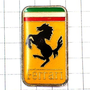 ピンバッジ・フェラーリ黒馬エンブレム車 FERRARI ITALIA ITALY