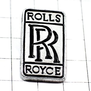 ピンバッジ・ロールスロイスRRロゴマーク車エンブレム ROLLS-ROYCE ENGLAND