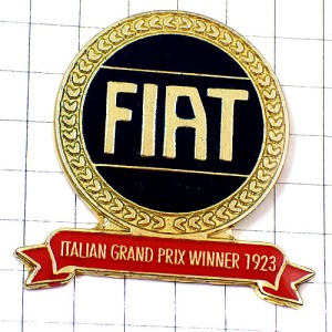 ピンバッジ・フィアット車レースグランプリ優勝 FIAT ITALIA ITALY