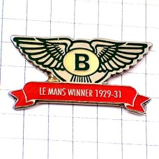 ピンバッジ・ベントレー車ルマン優勝Ｂ翼 BENTLEY ENGLAND LE-MANS FRANCE