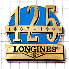 ピンバッジ・スイス時計ロンジン/125周年記念 LONGINES SWISS