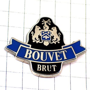 ピンバッジ・ブヴェ酒スパークリングワイン紋章 BOUVET SAUMUR LOIRE FRANCE