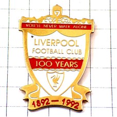 ピンバッジ・リバプール鳥の紋章サッカークラブ100周年UK英国イギリス LIVERPOOL