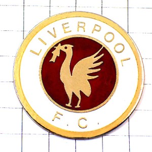 ピンバッジ・リバプール鳥の紋章サッカークラブ英国イギリス LIVERPOOL