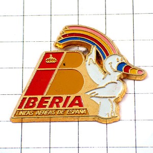 ピンバッジ・セビリア万博マスコット鳥エキスポEXPOイベリア航空スペイン IBERIA SPAIN