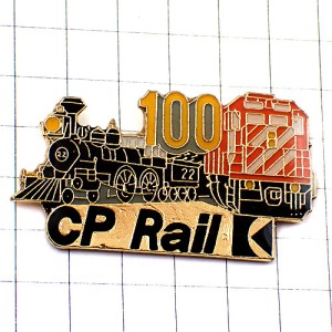 ピンバッジ・蒸気機関車CPカナディアンパシフィック鉄道カナダ太平洋