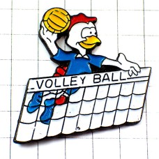 ピンバッジ・バレーボール選手の鳥 FEDERATION-FRANCAISE-DE-VOLLEYBALL FFVB