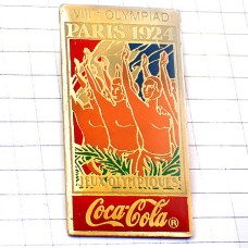 ピンバッジ・パリ五輪コカコーラ1924年ビンテージ中古品1990年代