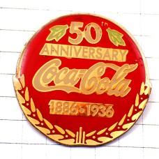 ピンバッジ・コカコーラ50周年1886年から1936年 ANNIVERSARY COCA-COLA-1936