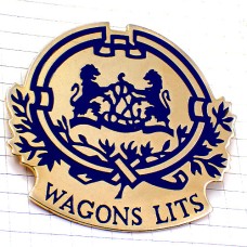 ピンバッジ・国際寝台車会社ワゴンリー鉄道ライオンの紋章 WAGONS-LITS