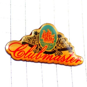 ピンバッジ・クラブマスター古い帆船ボート CLUBMASTER CIGARILLOS CIGARS ARNOLD-ANDRE