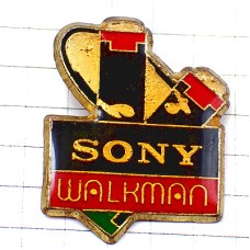 ピンバッジ・ソニーSONYのウォークマン電池ミュージック音楽 SONY WALKMAN