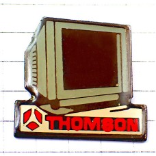 ピンバッジ・モニター画面コンピュータ機器トムソン社 THOMSON MONITOR FRANCE