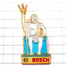 ピンバッジ・ツール電動ドリル工具ボッシュ社ゼウス全知全能の神 BOSCH GERMANY POSSEIDON GREECE MITHOLOGY