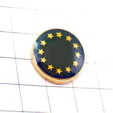 ピンバッジ・欧州旗の星スター丸型EU欧州連合 EUROPE FLAG